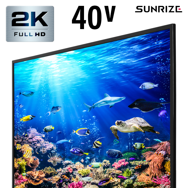 2K フルハイビジョンテレビ 40型 40インチ フルハイビジョン液晶テレビ フルHD FHD 高画質 直下型LEDバックライト 外付けHDD