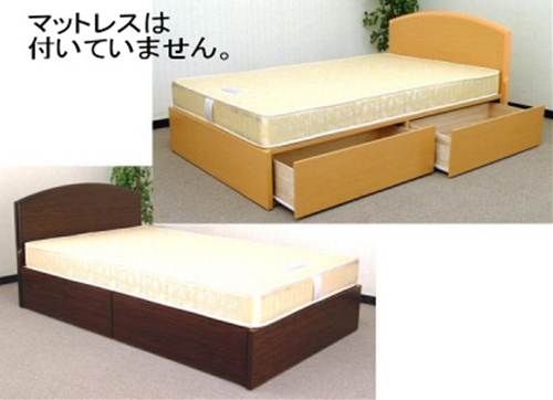 【ポイント5倍★26日1:59まで!】 【送料無料】パネル型ベッド フレームのみ ダブル ベット ベッドフレーム | ベッド 収納付き 収納ベッド ダブルベッド フレーム ベットフレームダブル 収納付きベッド 収納付きベット 引き出し付きベッド|カグマル