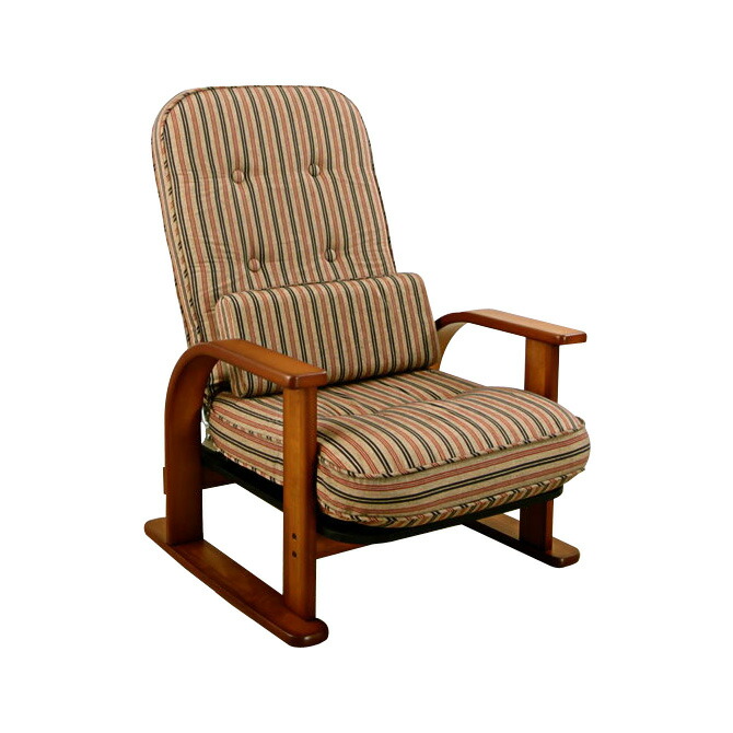 楽天市場 送料無料 日本製 肘掛け高座椅子ロータイプ 背もたれ4段階リクライニング 簡単角度調整 座面ふっくら腰を守ります 布張り座いす 腰当てクッション1個付 肘付き高座椅子と腰当クッションのセットとなります パーソナルチェア オットマンは別売り 送料無料