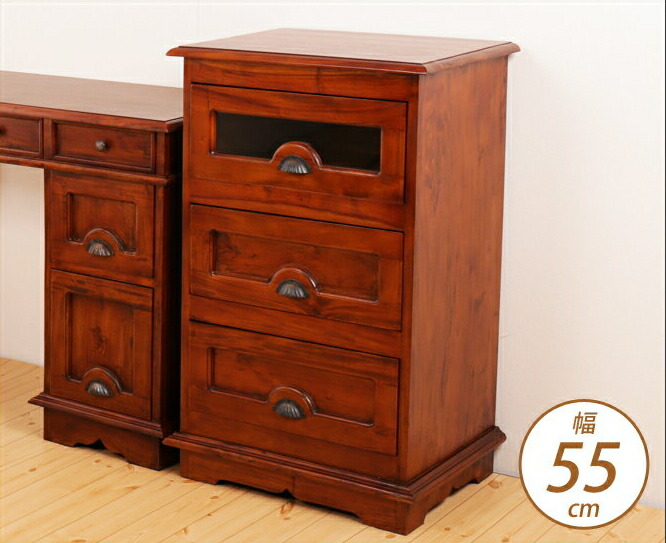 D 新品 アンティーク チェスト L カントリー リビング収納 木製 アジアン チェスト 木製 おしゃれ アンティーク レトロ 収納家具 リビング収納