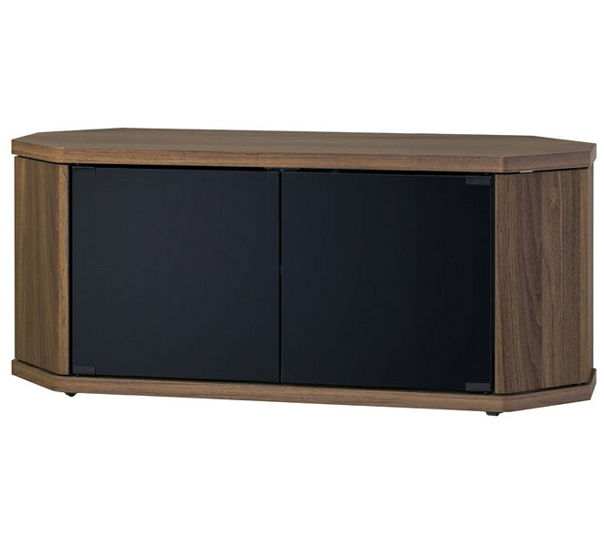 テレビ台 コーナーTV台 幅100cm 42インチテレビ対応 キャスター付き ローボード TVボード TV台 木製 ブラックスモーク強化ガラス扉 テレビボード リビング収納 リビングボード AVラック コーナーボード テレビ台 省スペース 11,928円