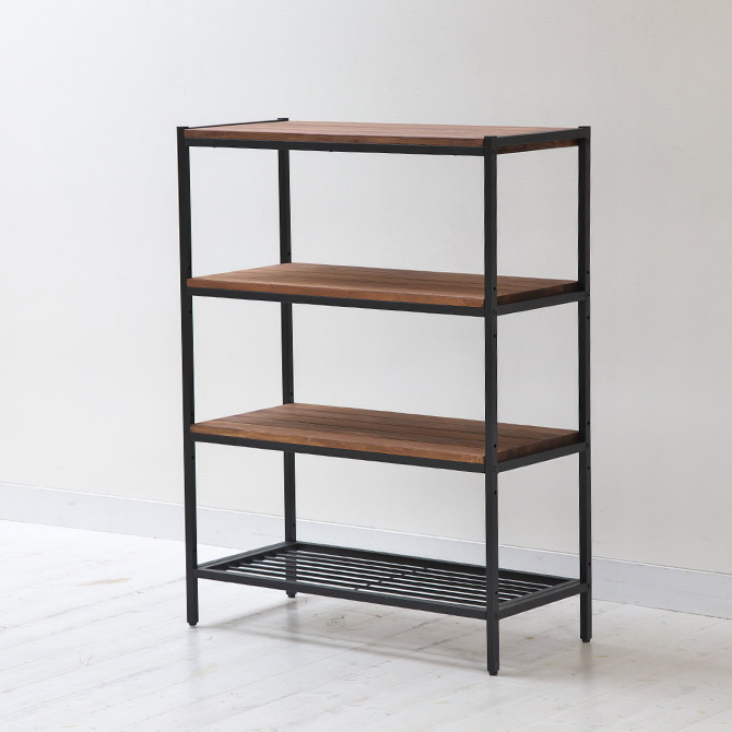 Kagumaru Rakuten Global Market 4 Shelf Iron Black Frame X 4 Shelf Iron Black Frame X Oil Finish Astro Boy Series Of Pine Solid