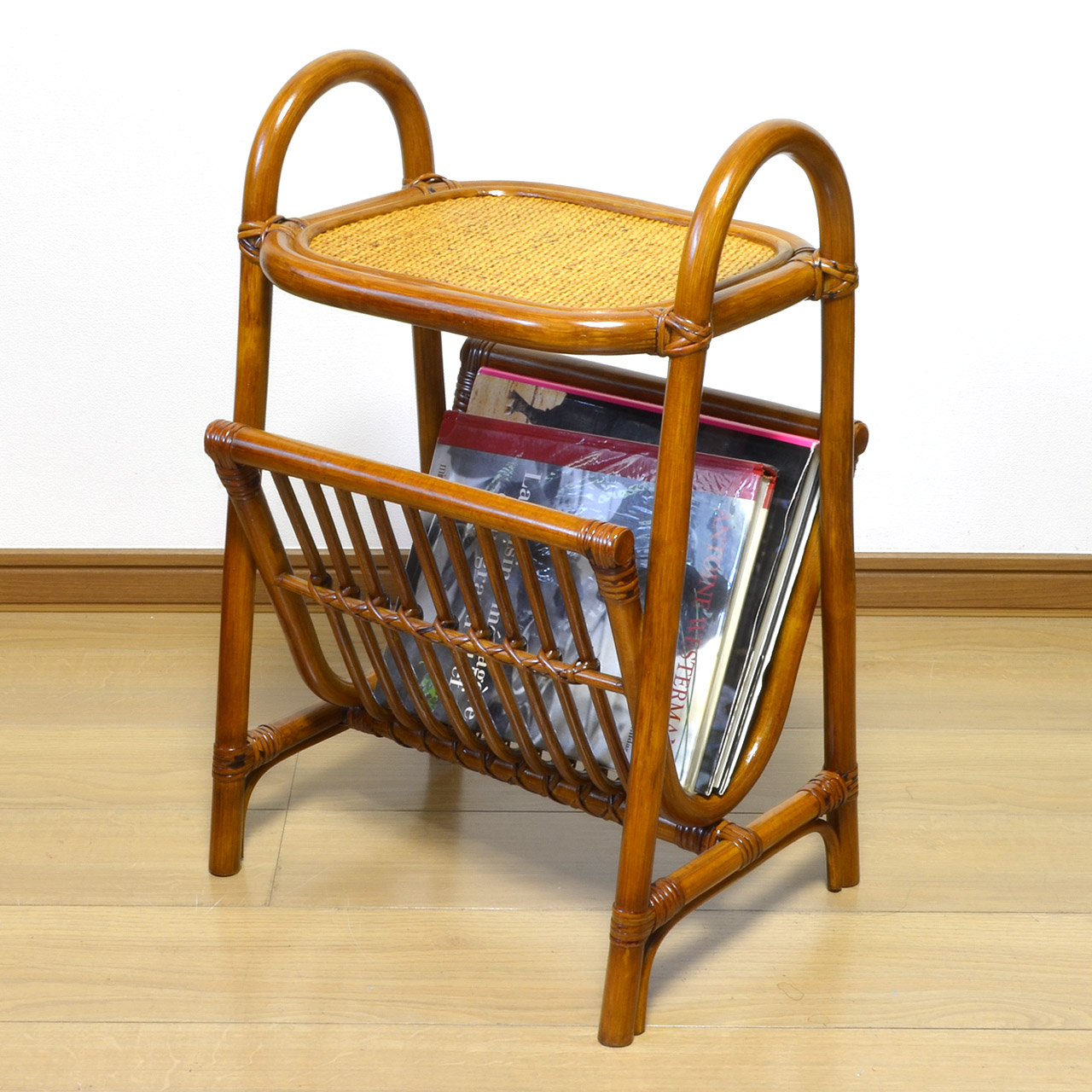 楽天市場】Romantic Rattan 籐 ラタン 籐マガジンラックテーブル R264B