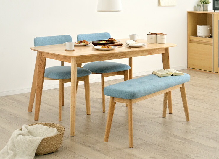 ダイニングテーブルCocotte2table(ココット2テーブル)幅135cmナチュラル