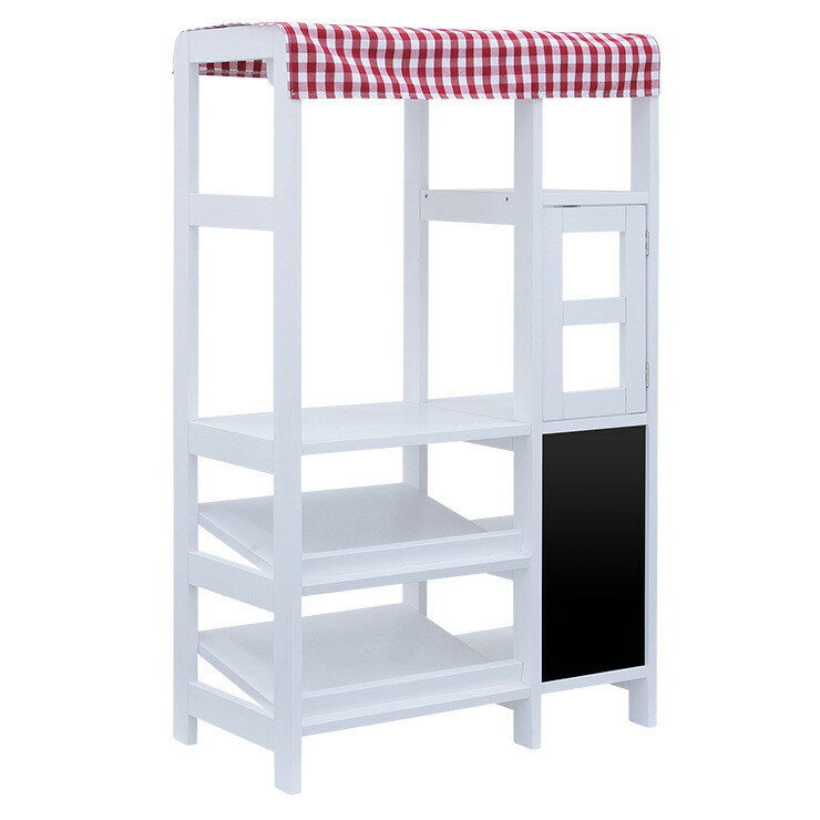 最高級 お店屋さん 収納棚 ままごとセット ままごと おままごと ごっこ遊び お店屋さんごっこ ホワイト Marche マルシェ 割引クーポン配布中 アウトレット 2way ランドセルラックにもなる 木のお店屋さん 木製 大型 女の子 男の子 ハンガーラック キッズ収納