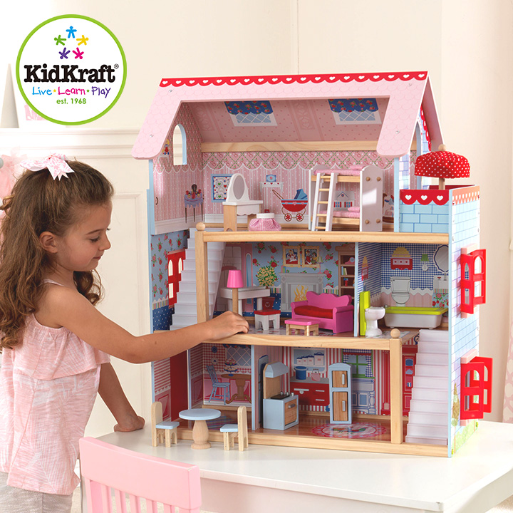 kids play doll house