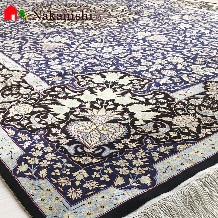 楽天市場】送料無料！中国緞通！シルク100％ 緞通カーペット （180段