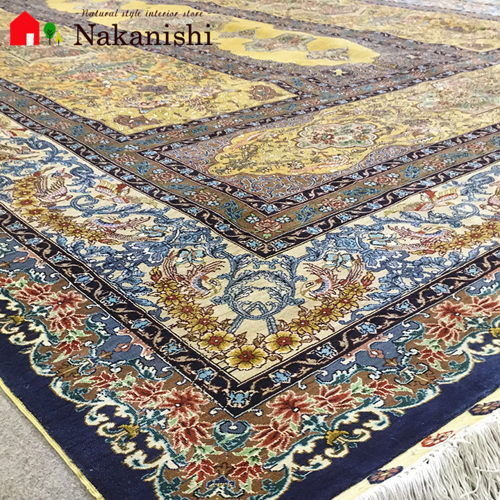 楽天市場】送料無料！中国緞通！シルク100％ 緞通カーペット （180段