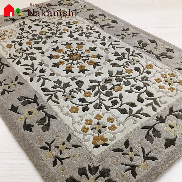 激安ブランド大割引 中国手織り緞通 段通 リビング 書斎 寝室 和室 玄関 アジアン エレガント クラシック モダン エレガント ギフト 贈り物 プレゼント 中国段通 カシミヤ シルク 玄関マット かすみ草 絨毯 じゅうたん カーペット ラグ 毛 カシミヤ 絹