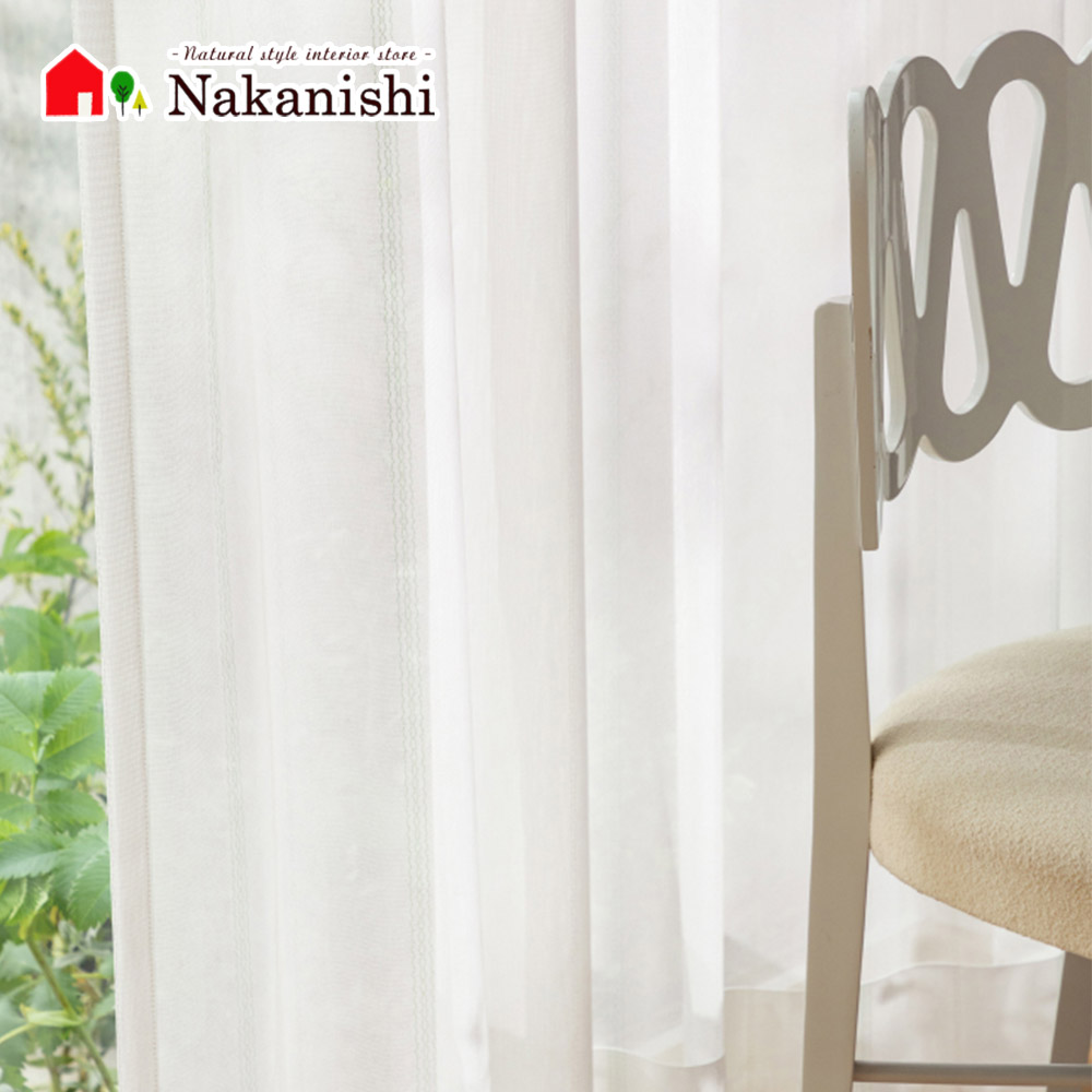 楽天市場】【オーダーレースカーテン OP3192 3つ山ヒダ(2倍ヒダ