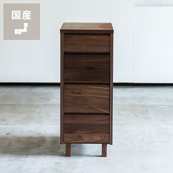 【5と0のつく日限定！最大5000円OFFクーポン配布中】シンプルで自分流に使えるスリム木製ワゴン ウォールナット杉工場　レグワゴン※代引き不可 スタディコーナー 在宅ワーク 在宅勤務 リモート リモートワーク PCデスク パソコンデスク リモートデスク ワ｜家具の里 34,320円