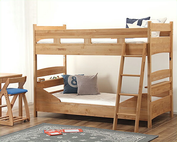 楽天市場 分けても使えるアルダー材の二段ベッド 2段ベッド 二段ベッド 子供 おしゃれ ひのき 2段ベッド 本体 2段ベッド 国産 階段付き ひのき ベッド 子供用ベッド ヒノキ 2段ベット 二段ベット 檜 日本製 大人用 ロータイプ セパレート 家具の里