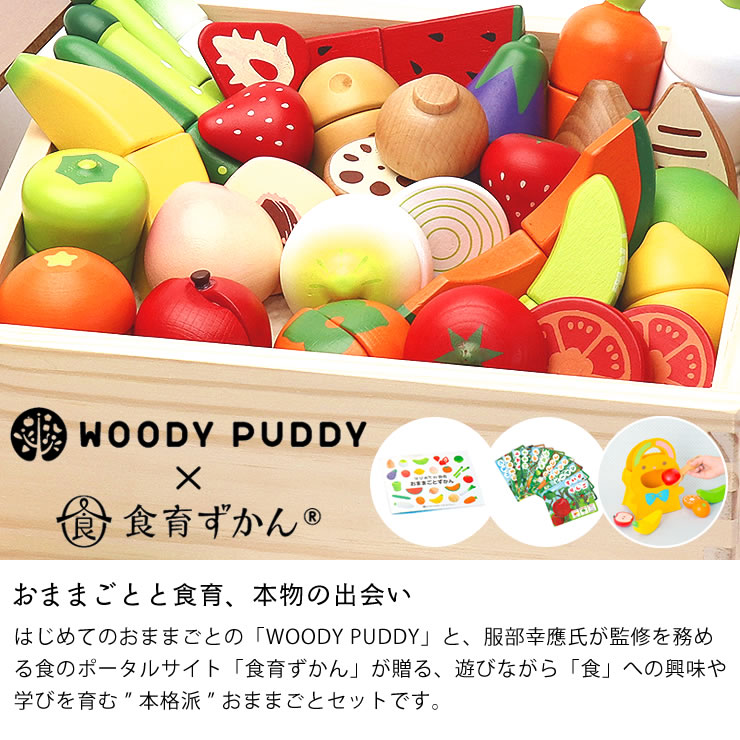 数量限定プレゼント付 Woody Puddy ウッディプッディ はじめての食育 おままごとずかん父の日 ごっこ遊び 知育 知育玩具 知育おもちゃ 木製 子供 キッズ 贈り物 ギフト 子ども用 男の子 女の子 3歳 4歳 5歳 3才 4才 5才 室内遊び Cooltonindia Com