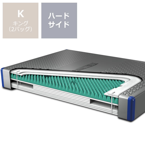 ウォーターマットレスハードサイド　K（2バッグ）BODYTONE-ZEN-MATTRESS【ウォーターワールド/WATER WORLD】※代引き不可 ドリームベッド dreambed ウォーターベッド ウォーターベット 寝具｜家具の里 226,215円
