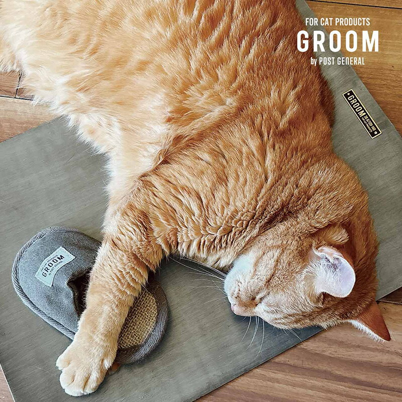 GROOM（グルーム）アルミひんやりベッド 母の日 母の日ギフト 猫ベッド 暑さ対策 熱中症対策 冷感 アルミ製 軽量 木製 アカシア材 夏 猫 ねこ ネコ ペット用品 おしゃれ