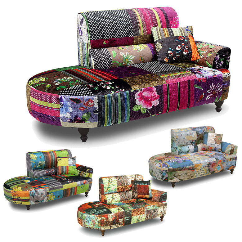 【送料無料】 お洒落‼　カラフル パッチワークソファ（2人掛け） 楽天市場】ソファー 2人掛け おしゃれ カラフルソファ