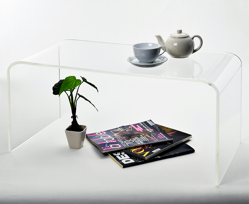 【楽天市場】アクリルテーブル ローテーブル LLサイズ[ テーブル 透明 高級感 幅80cm クリア センターテーブル リビング 透明 軽量