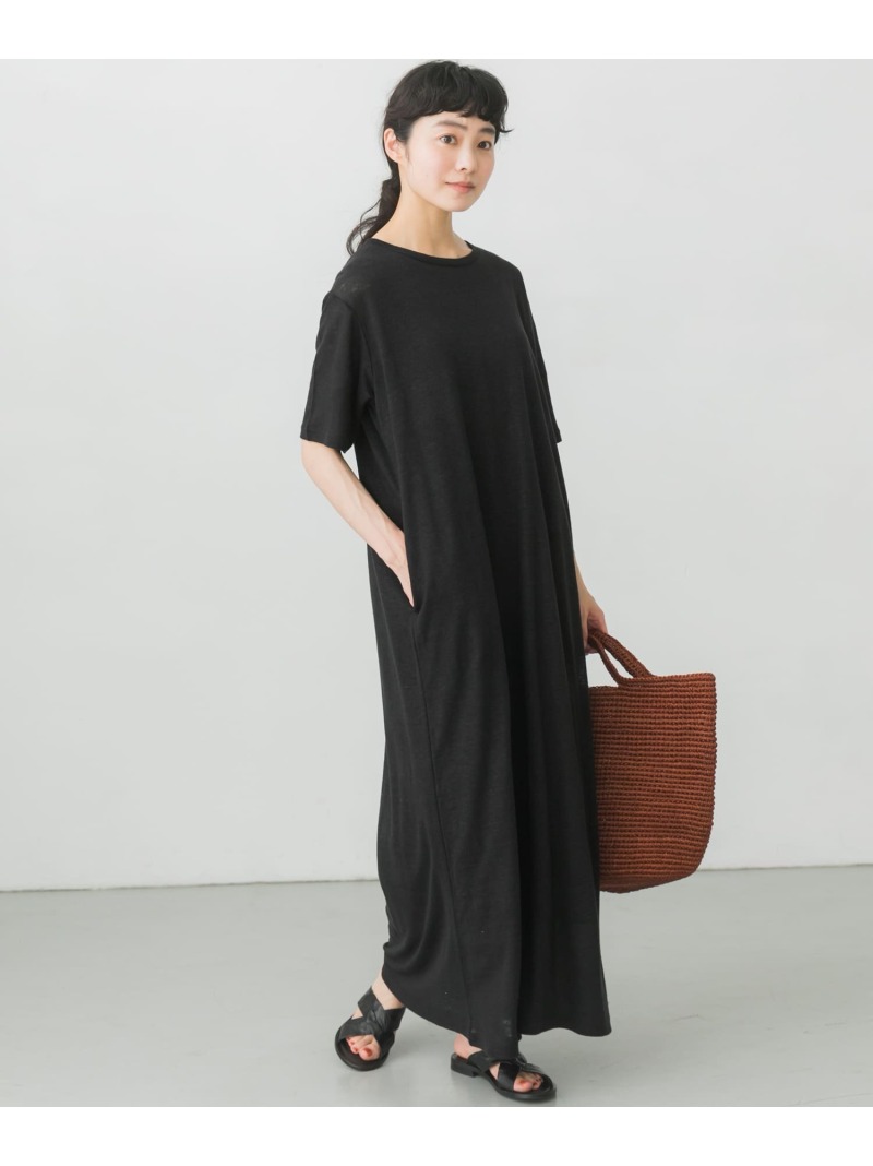 SALE／40%OFF】リネンカットワンピース かぐれ カグレ ワンピース 