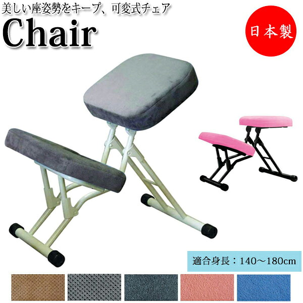【送料無料】 【日本製/業務用】 プロポーションチェア 姿勢矯正家具 高さ調節可能 3WAY スツール ソファ 学習椅子 いす ブラウン グレー ブラック ピンク ブルー RS-0024