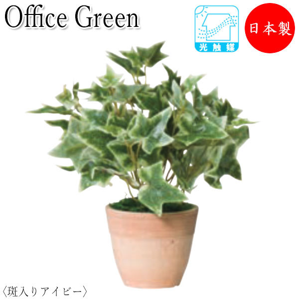 【法人貨物輸送無料】 【日本製/御役目用】 フェイクグリーン 人工草木 緑であることポット ミニ鉢植え 高さ約23糎 みどり 緑 伸び伸びする 斑入りアイビー UT-0423
