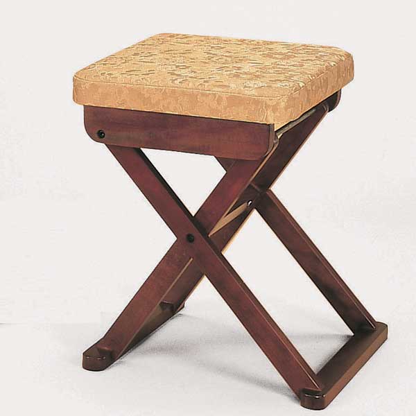 法事椅子 オットマン BC-1050LBE 4脚セット 木製 法事 スツール 法要