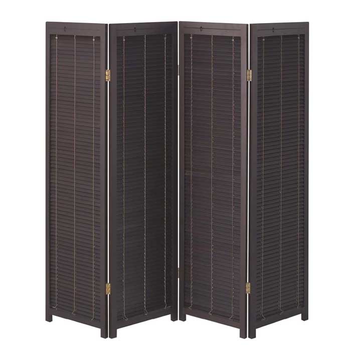 楽天市場】和風衝立 4連 高さ172cm ブラインドタイプ ブラウン
