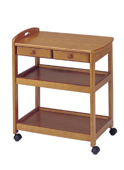 楽天市場】（お買い物マラソン）キッチンワゴン キャスター付き