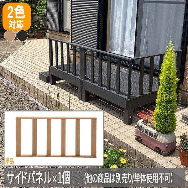 「注：専用パーツ販売商品・単体での使用不可」 ウッドデッキ-サイドパネルのみ 日曜 祝日配達不可