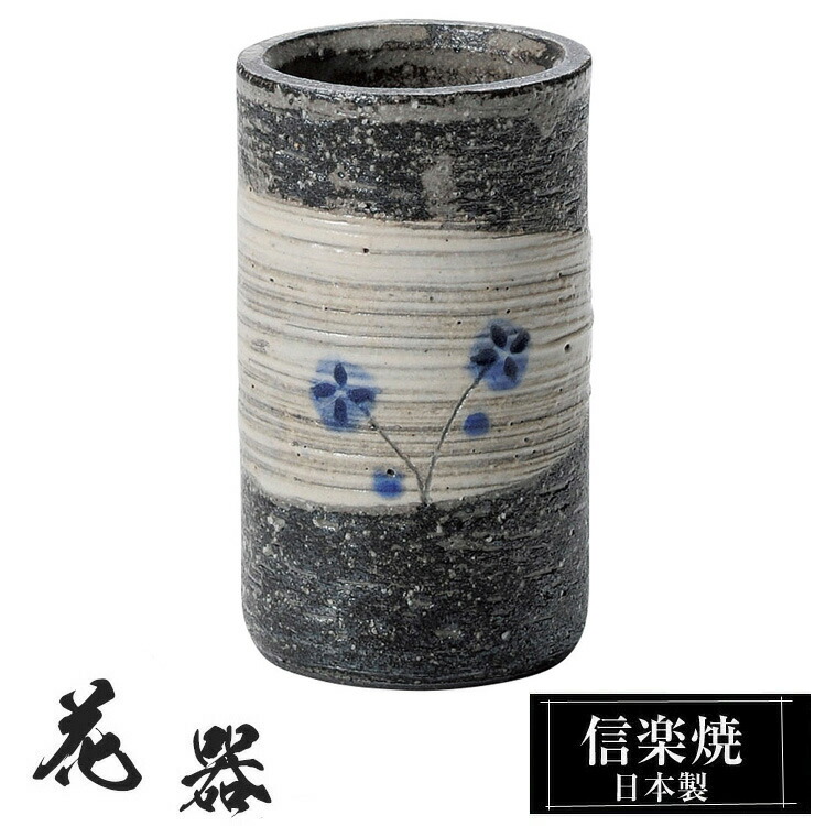 陶器の花瓶 茶色と緑の釉薬 丹波 陶器の花瓶 茶色と緑の釉薬 約17cm - メルカリ