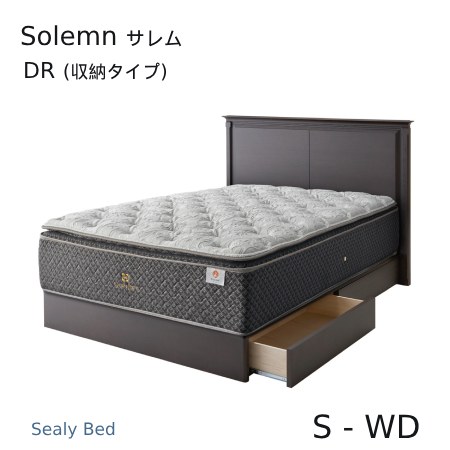 【シーリーベッド置き目売りわたす店】 Solemn （サレム） 納める付臥榻ひな形 ※つや消しは属するしておりません。