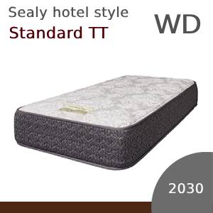 【シーリーベッド置き目売りわたす店】 泊まり表現スタイル  standardTT（判定基準ＴＴ）マットレス単体のみ ワイドダブルサイズ（WD）つや消し長さ2030印字機
