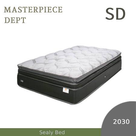 【シーリーベッド正規販売店】　マスターピースDEPT　セミダブルサイズ（SD）長さ2030タイプ