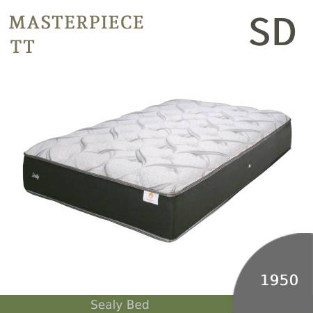 【シーリーベッド正規販売店】　マスターピースTT　セミダブルサイズ（SD）マット長さ1950タイプ