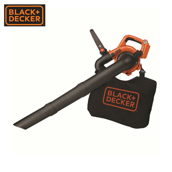 ブラックアンドデッカー(BLACK＆DECKER) 36V 2.0Ah リチウムブロワーバキューム(本体のみ) GWC36BN-JP 充電式ブロワー 充電式ブロアー 落ち葉 清掃 掃除 吹き飛ばし 充電式 