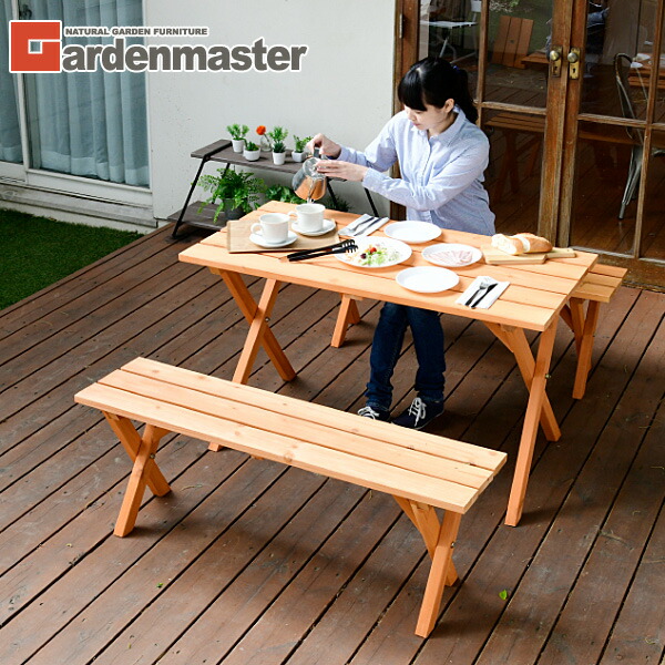 楽天市場】ガーデン テーブル セット 折りたたみ 3点セット MFT