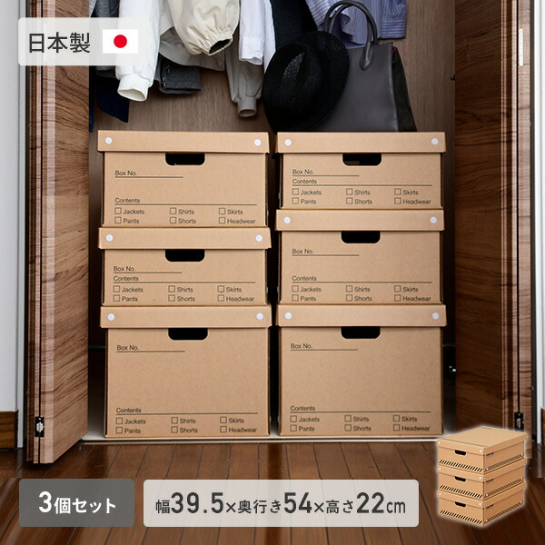 クローゼット 収納ボックス M 3個組 キャスター付き 幅39 5 奥行54 高さ22 Cm Trunk フタ付き 押入れ 押し入れ 収納 クローゼット 衣装ケース ベッド下収納 クラフト収納 ダンボール収納 3セット 送料無料 山善 Yamazen ヤマゼン Andapt Com