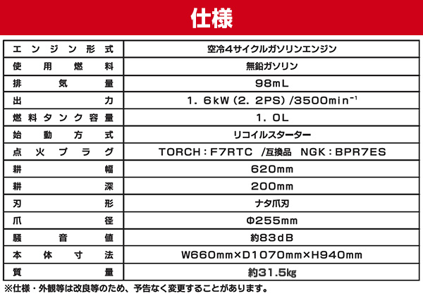 市場 ERC-98DQ用培土器 耕運機 ERC-98DQ_SET4 菜園 整地レーキ 培土車輪 セット 畑