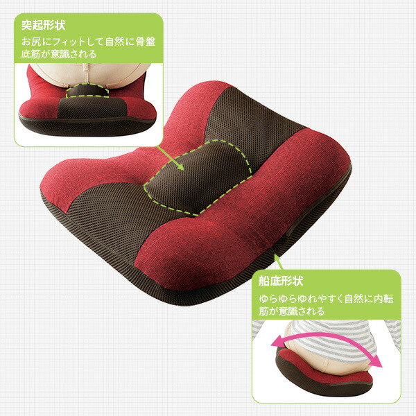 尿失禁 便失禁 簡単 骨盤底筋体操 漏れにくい体作り 骨盤底筋 モレトレ美クス レッド ブラウン 尿漏れ対策 骨盤底筋 トレーニング器具 クッション 尿漏れ 尿失禁 便失禁 メイダイ 送料無料 Rvcconst Com
