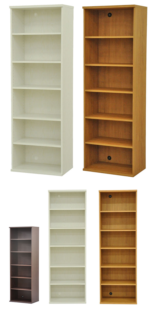 収納棚幅60cm(S)セレクトエシカ基本ユニット1860(SS-1860)幅58.9cm奥行き39.9cm高さ178.1cm収納ラックカラーボックスフリーラック本棚隙間収納すきま収納すき間収納収納ボックスブックシェルフ木製ホワイト(白)ライトブラウン(茶色)組立家具