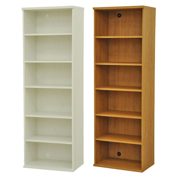 収納棚幅60cm(S)セレクトエシカ基本ユニット1860(SS-1860)幅58.9cm奥行き39.9cm高さ178.1cm収納ラックカラーボックスフリーラック本棚隙間収納すきま収納すき間収納収納ボックスブックシェルフ木製ホワイト(白)ライトブラウン(茶色)組立家具