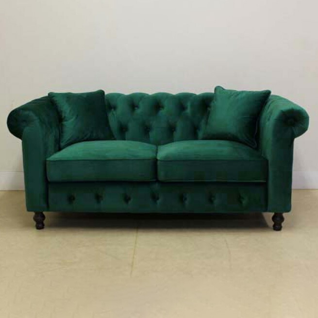 楽天市場】2シーターソファー ブラック クッション5個付き インテリア