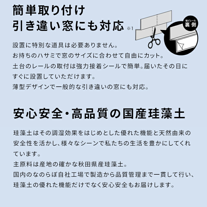 【楽天市場】ノンアスベスト 日本製 結露取り 「なのらぼ 珪藻土の結露とり 1セット 」 珪藻土雑貨 窓 結露 結露シート シール 防止テープ