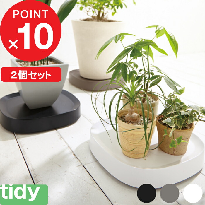 楽天市場】『レビュー投稿で選べる特典』tidy 「Plantable 3個セット」 ティディ プランタブル ブラック ブラウン ホワイト キャスター付き  鉢台 鉢皿 受皿 受け皿 トレイ トレー プレート 台車 鉢植え台 観葉植物 鉢植え 植木鉢 プランター スタンド ポット置き テラモト ...