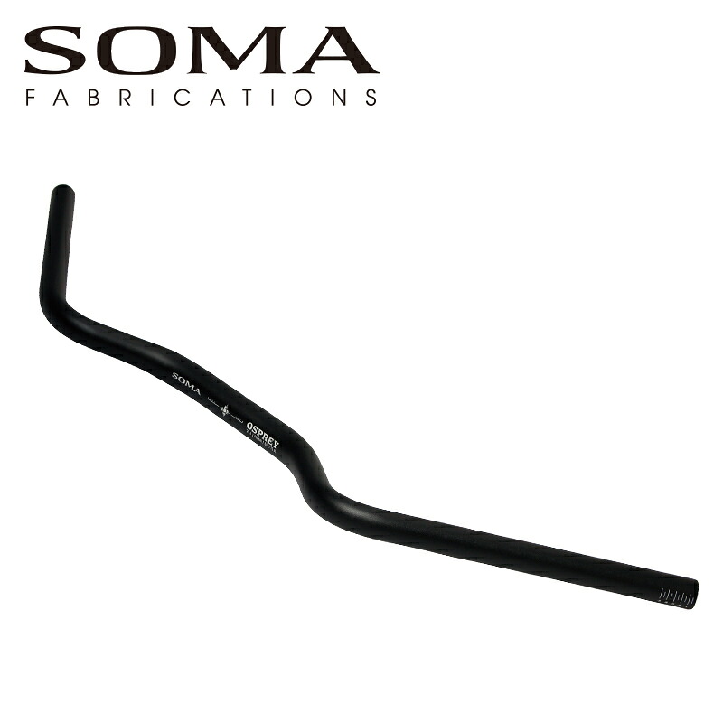 国内正規品 SOMA ソーマ オスプレーバー25.4 ブラック ハンドルバー S39HDL02501 お取り寄せ◆