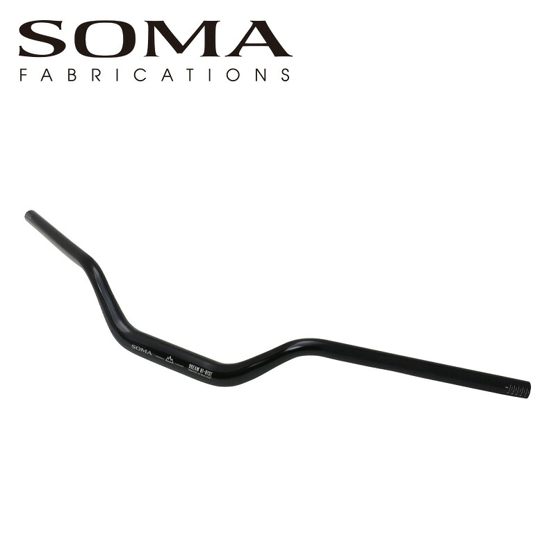 国内正規品 SOMA ソーマ ドリームバー ブラック ハンドルバー 幅780mm ライズ70mm バックスウィープ30度 S39HDL02604 お取り寄せ◆