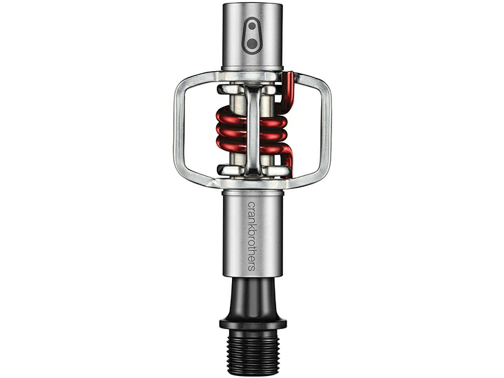 国内定め事品 エッグビーター1 しろがね色 ペダル 赤いこと春月 V2 eggbeater1 クランクブラザーズ CRANK BROTHERS RW574606 お取り寄せ◆