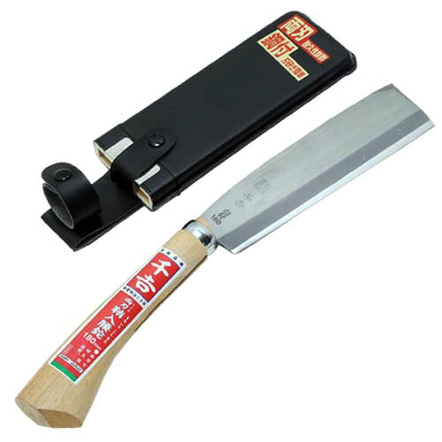 沖縄・離島配送不可【80】藤原産業 千吉 鞘入腰鉈 双刃 180MM お取り寄せ◆