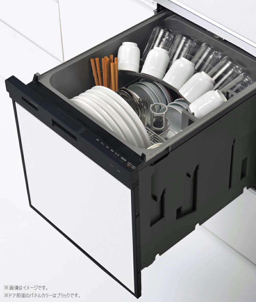 ★【180】ZWPP45R21ADK-E クリナップ ビルトイン パネルタイプ プルオープン食器洗い乾燥機 ブラック【あんしん延長保証加入可能】【kk9n0d18p】◆