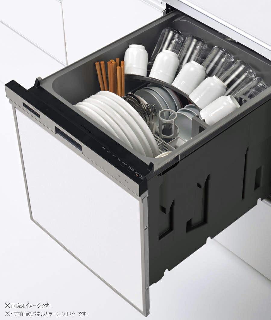 ★【180】ZWPP45R21LDS-E クリナップ ビルトイン パネルタイプ プルオープン食器洗い乾燥機 シルバー【あんしん延長保証加入可能】【kk9n0d18p】170◆