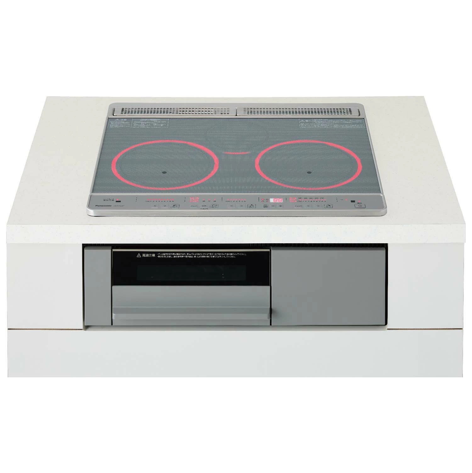 ★【160】KZ-F1T6XST パナソニック Panasonic ビルトはたご屋 IH煮炊き暖房器 3口IH 鉄・ステンレス鋼相応う 幅60珊 しろがね色/薄墨色 F続きもの【あんしん取りひろげる引きうける相交わる能力のある】【kk9n0d18p】◆